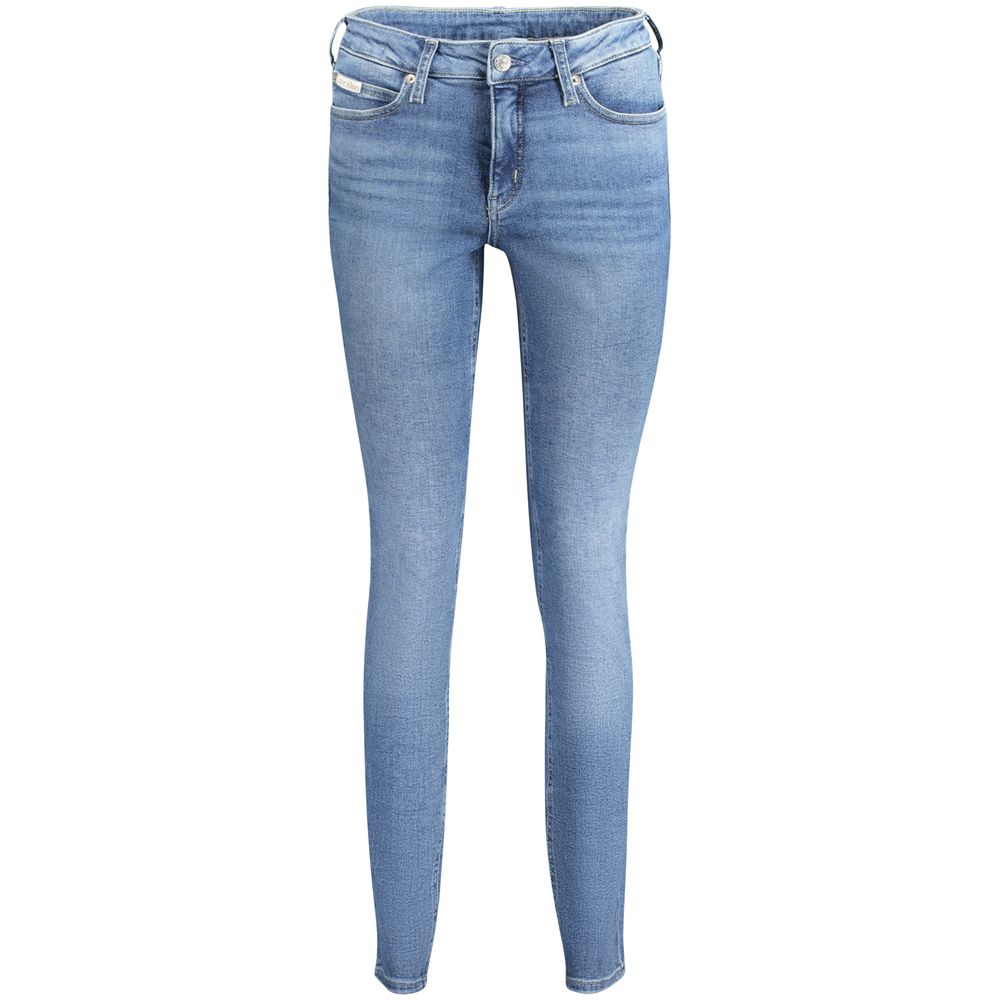 Blue Cotton Jeans & Pant