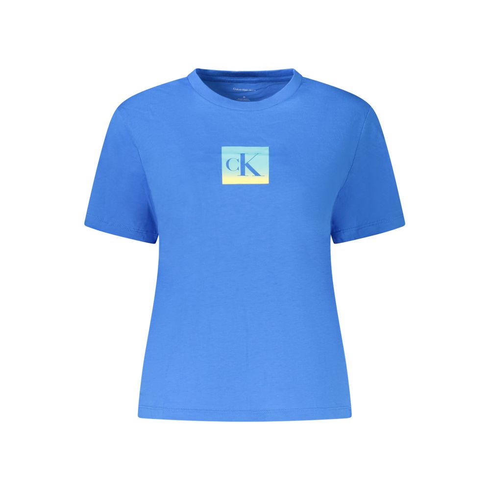 Blue Cotton Tops & T-Shirt