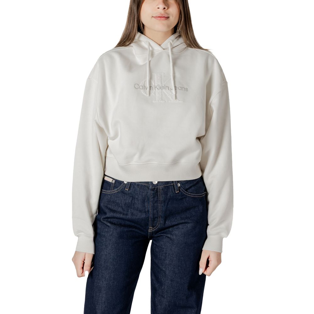 Cream Cotton Hoody
