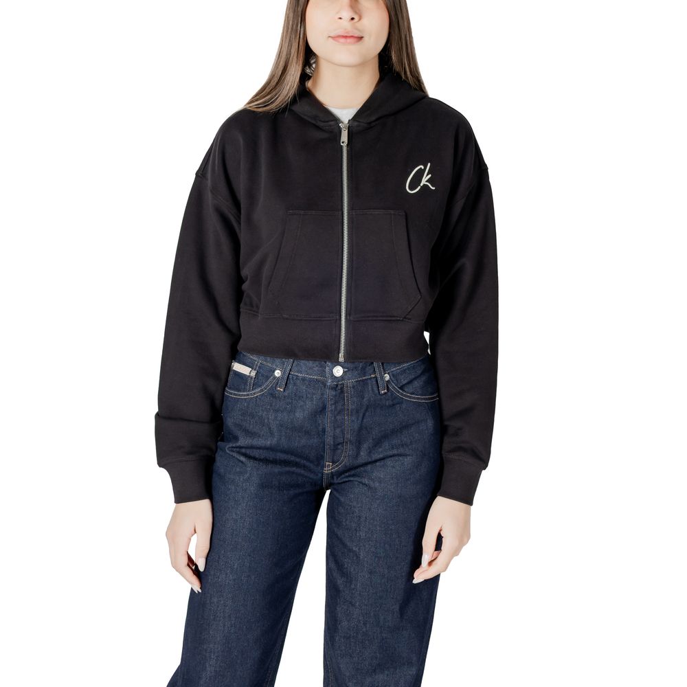Black Cotton Hoody