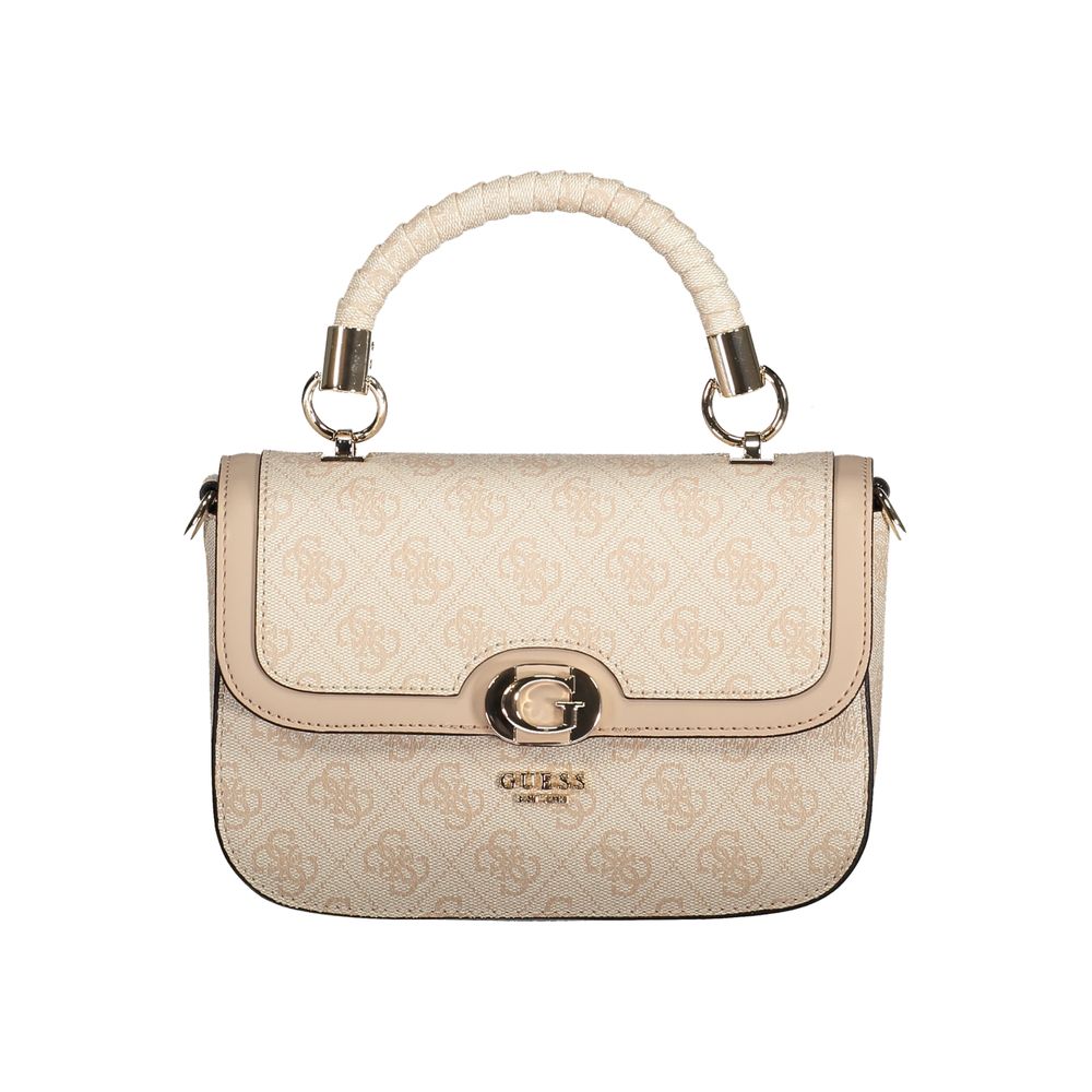 Pink Polyethylene Women Handbag