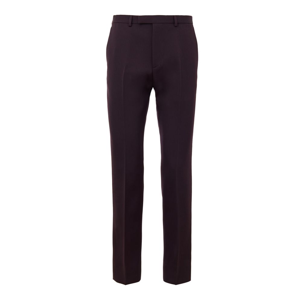 Bordeaux Wool Jeans Denim