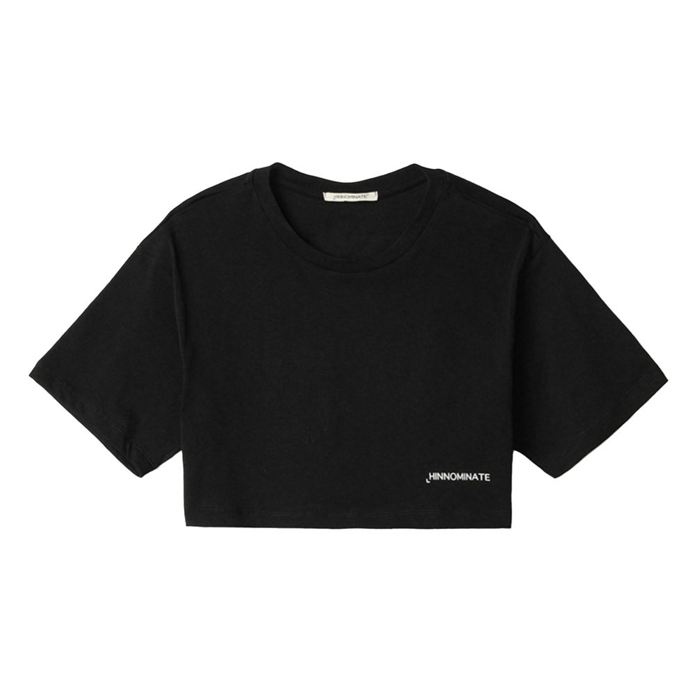 Black Cotton Tops & T-Shirt