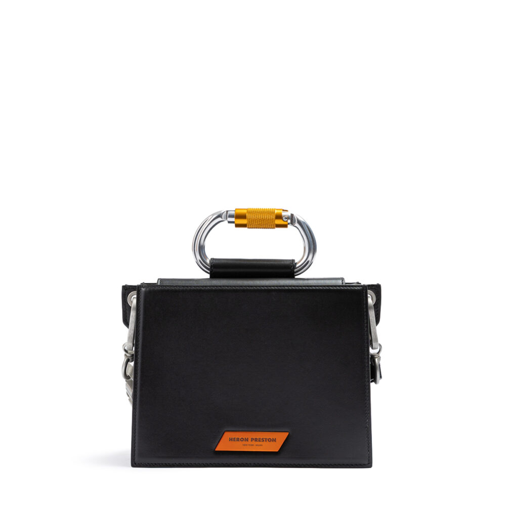 Black Leather Crossbody Bag