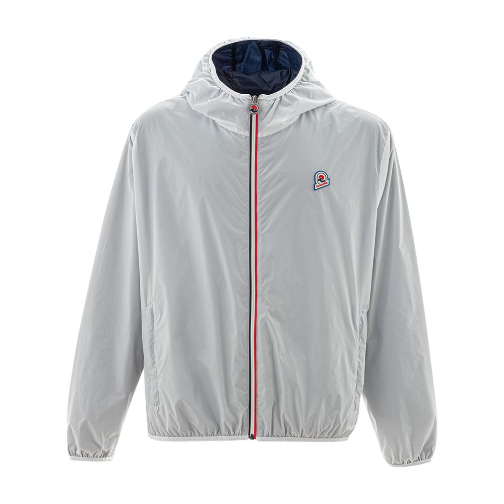 Gray Polyamide Jackets & Coat