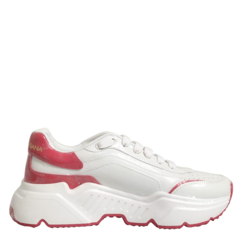 White Pink Daymaster Low Top Sneakers Shoes