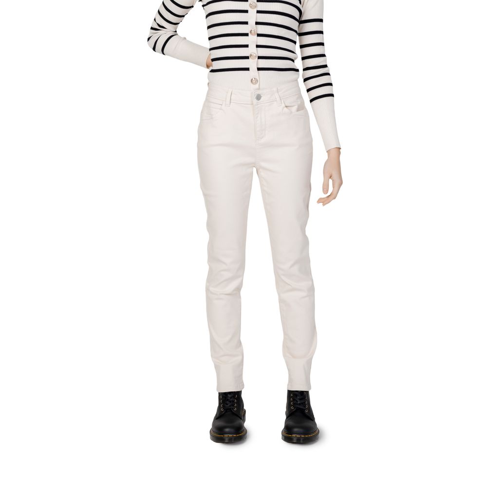 Beige Cotton Pant
