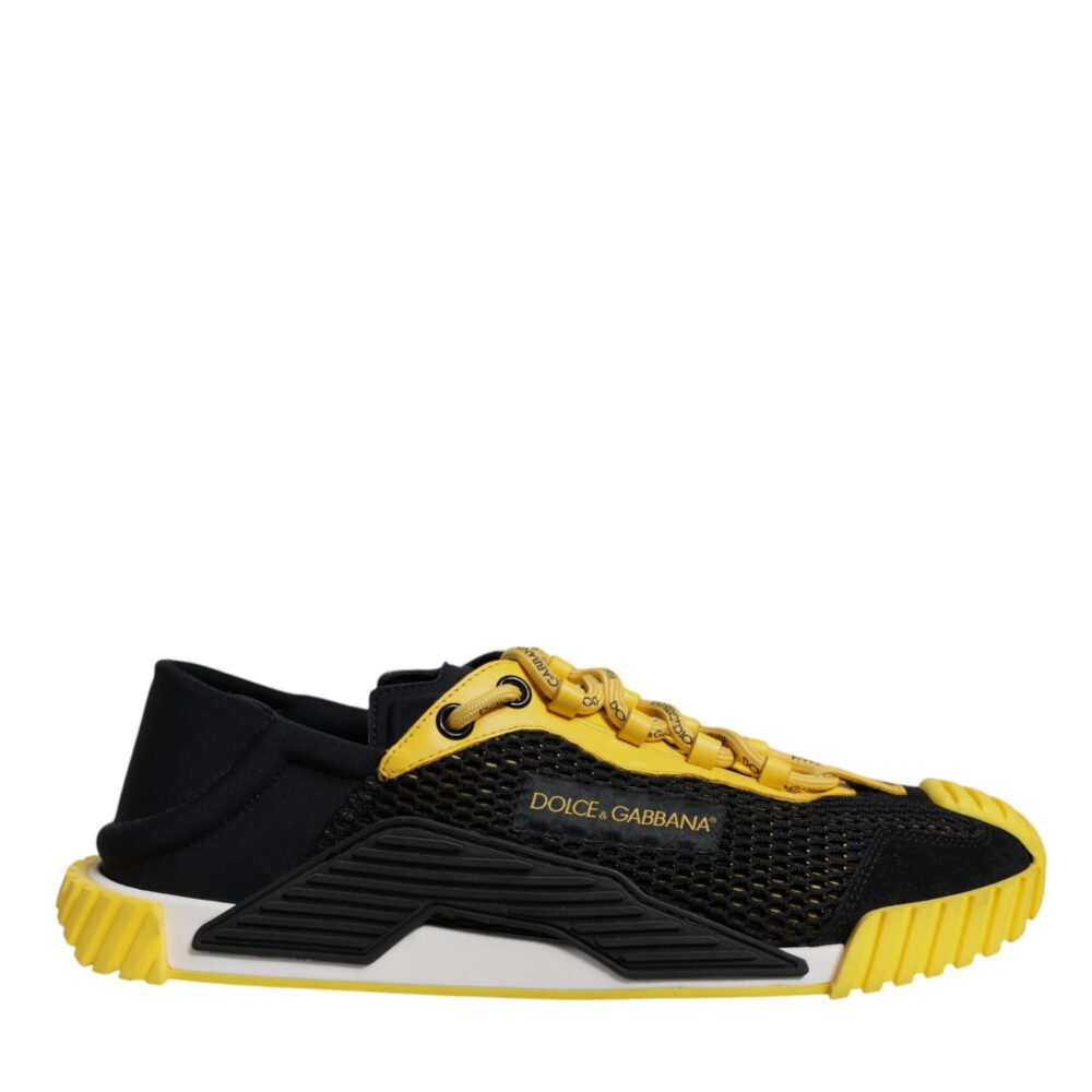 Black Yellow Low Top NS1 Sneakers Shoes