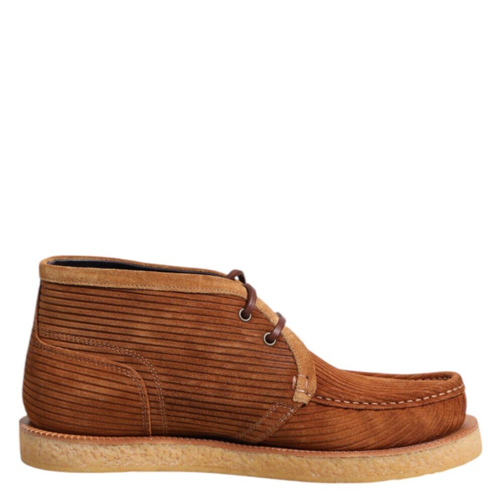 Brown Suede Nubuck Leather Desert Ankle Boots Shoes