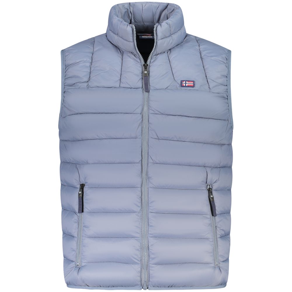 Gray Polyamide Men Jacket