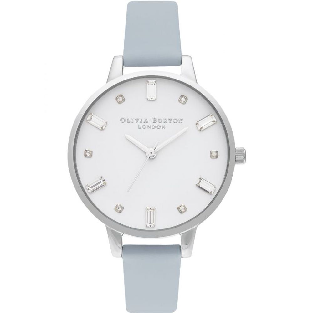 Blue Artificial Leather Watch