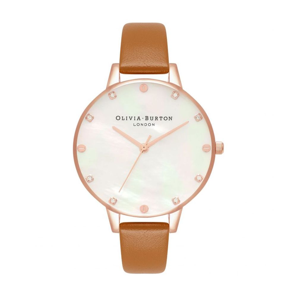 Brown Artificial Leather Watch