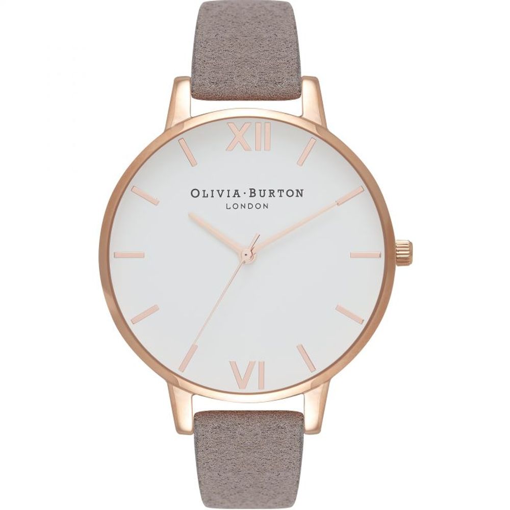Gray Artificial Leather Watch
