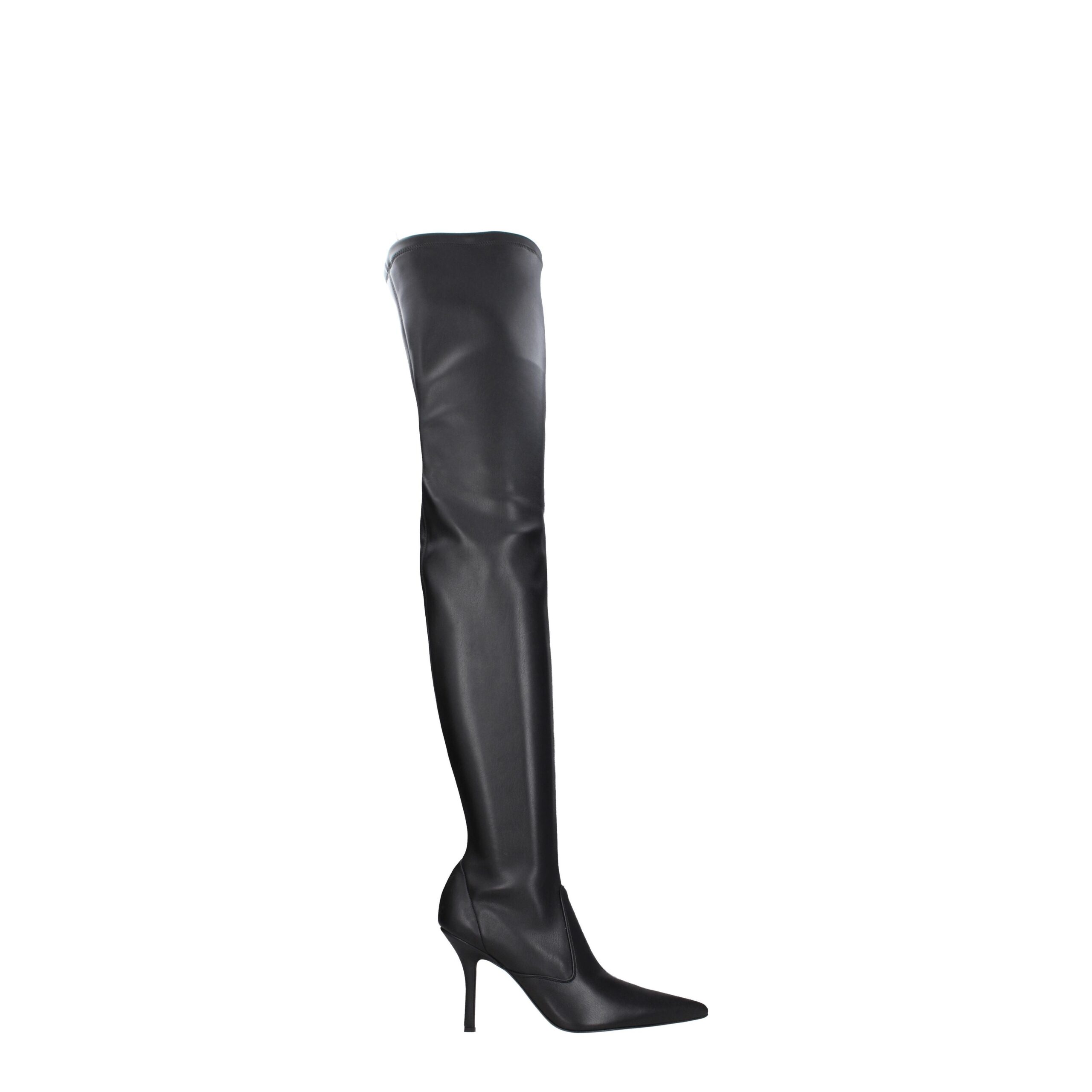 Black Leather Over The Knee