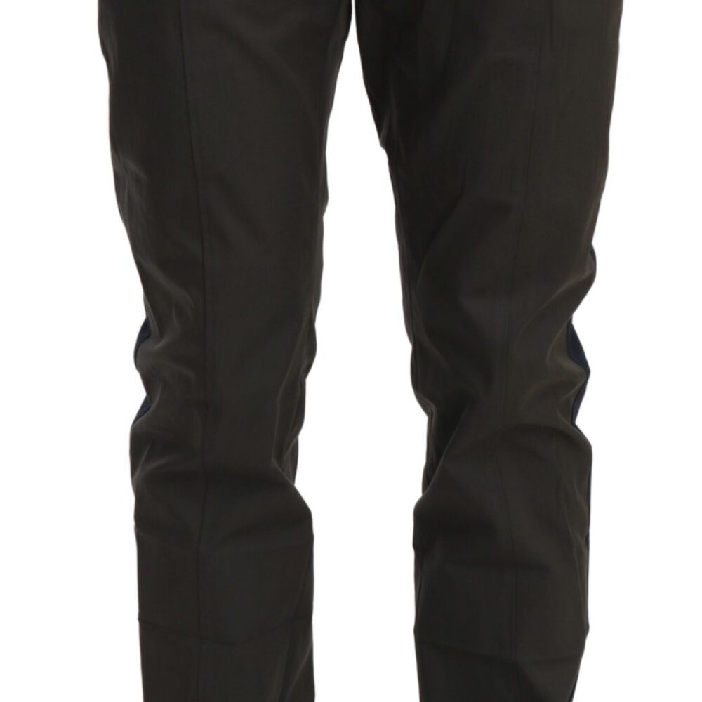 Blue Gray Stripes Trouser Cotton Pants
