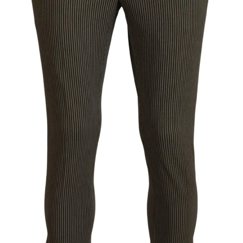 Multicolor Striped Pure Cotton Men Pants