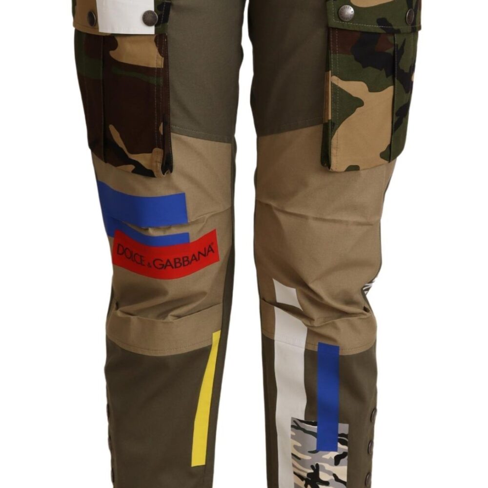 Green Military Cargo Trouser Cotton Pants