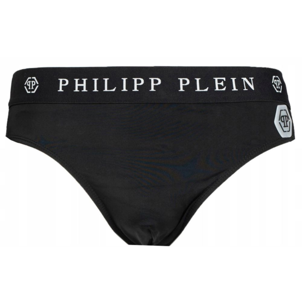 Black Polyamide Men's Swimwear Trunks