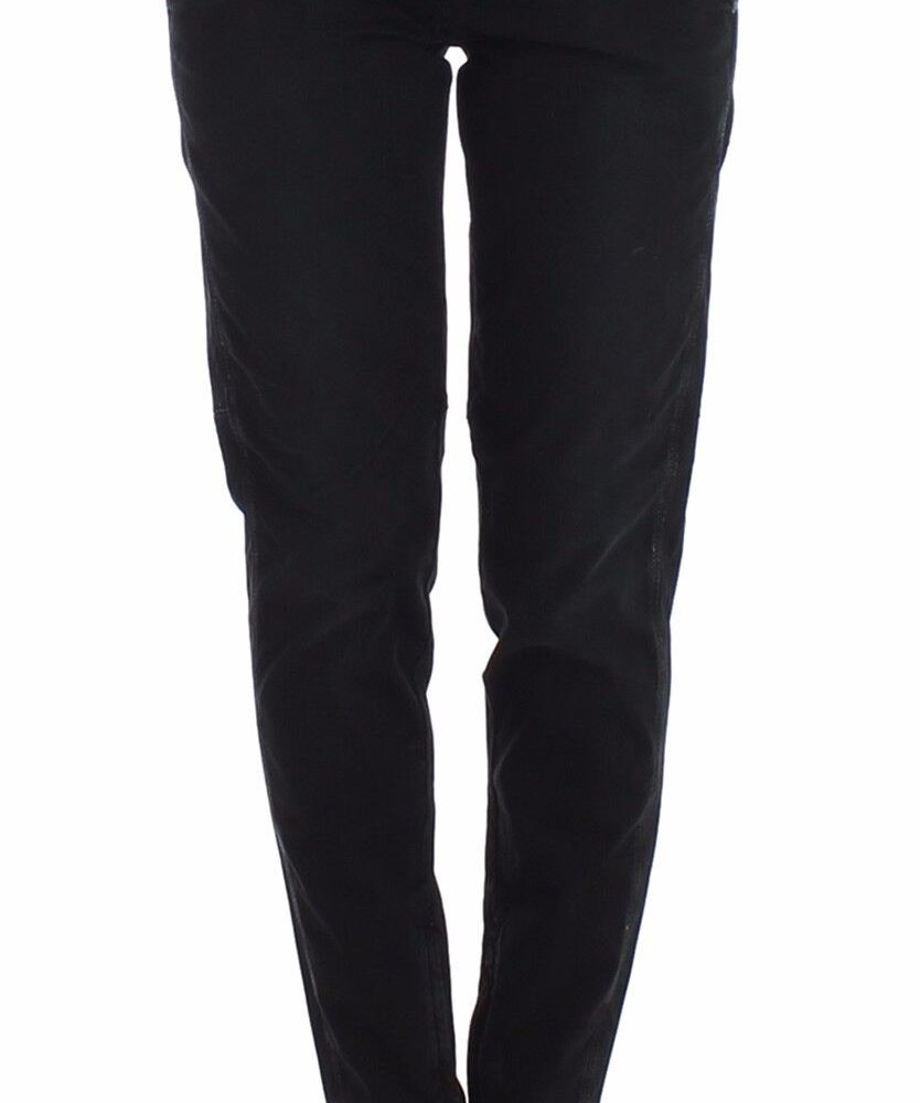 Blue Slim Jeans Denim Pants Skinny Leg Straight