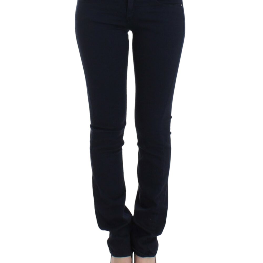 Blue straight leg jeans