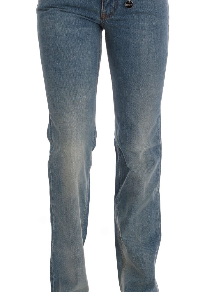 Blue Wash Cotton Classic Jeans
