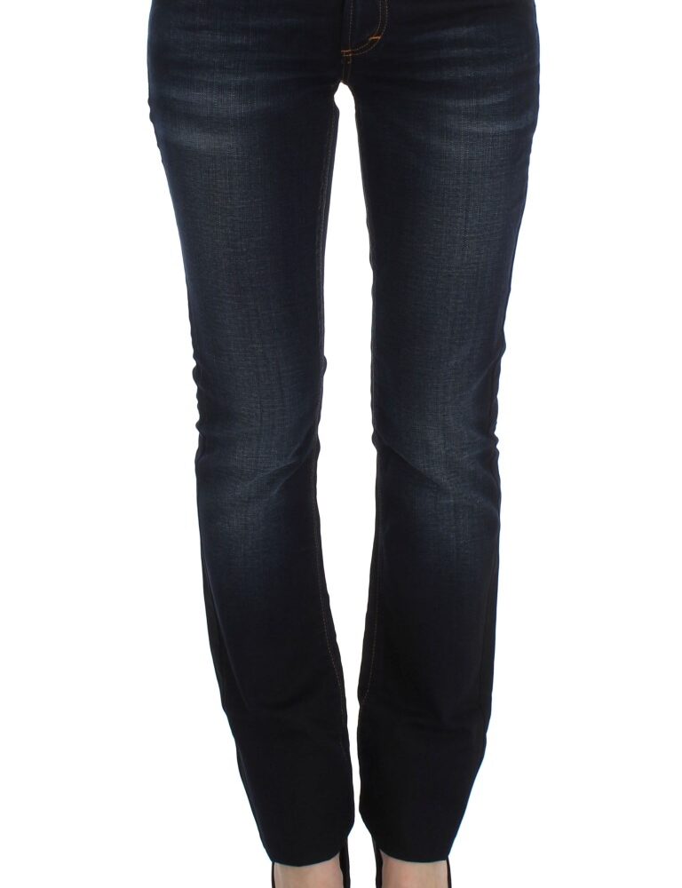 Blue Wash Cotton Slim Fit Jeans