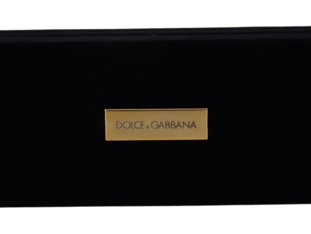 Black Velvet Logo Plaque Storage Bracelet Jewelry Box