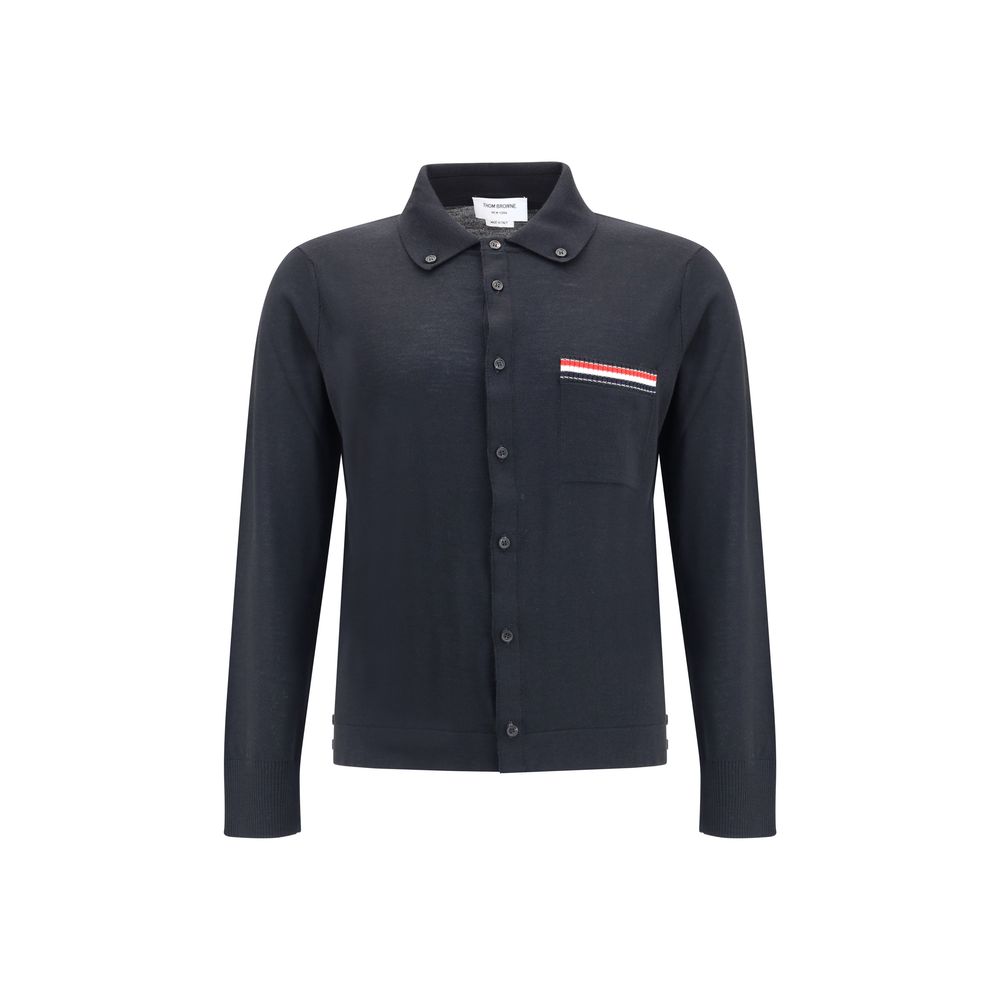 JERSEY STITCH BUTTON DOWN POINT COLLAR L