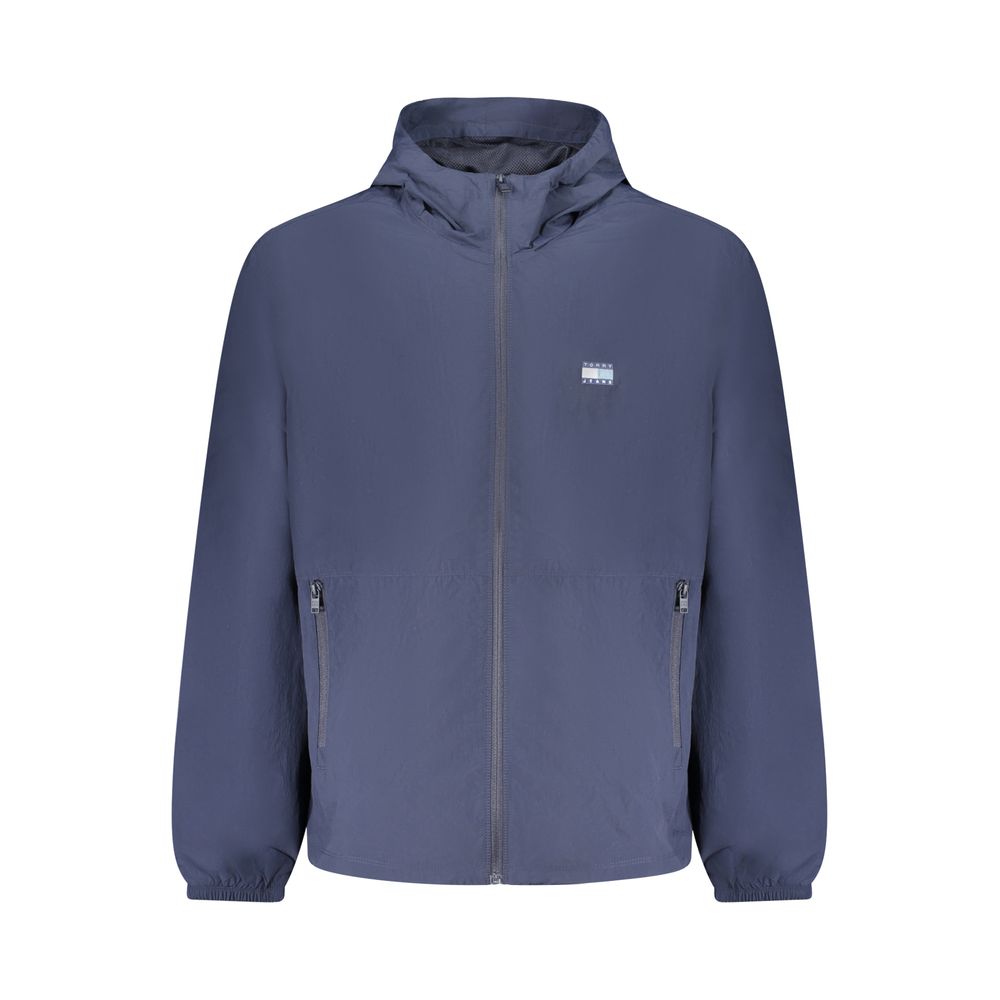 Blue Recycled Nylon Men's Jacket