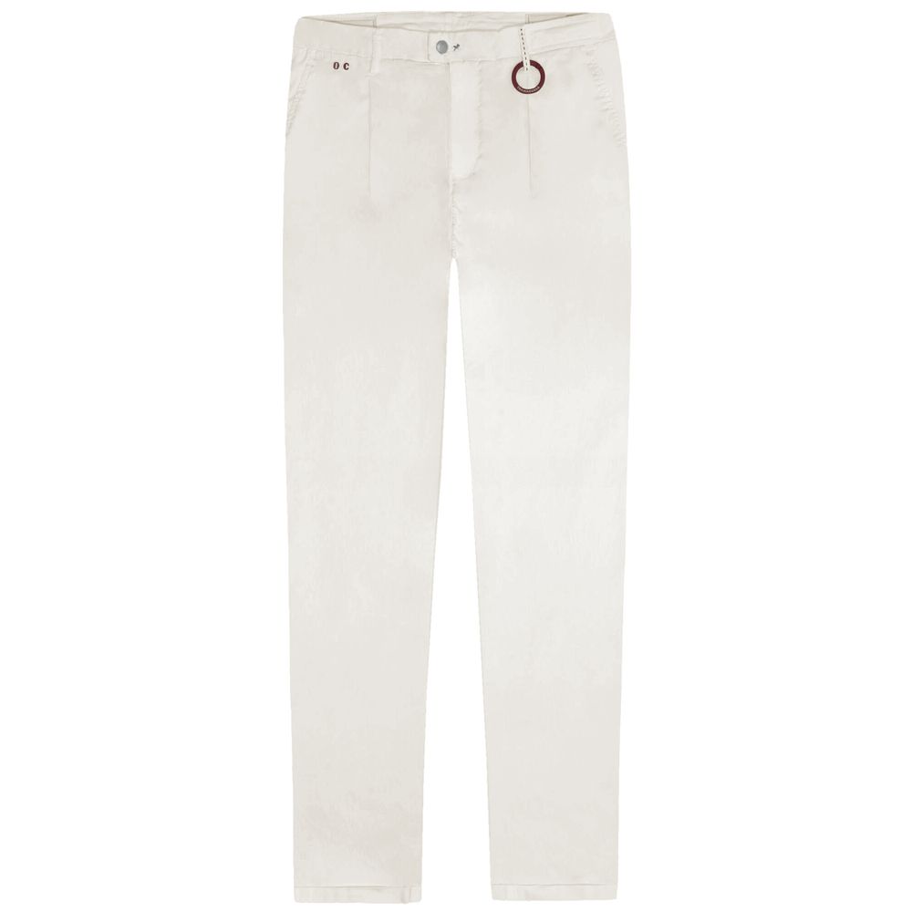 White Cotton Jeans & Pant