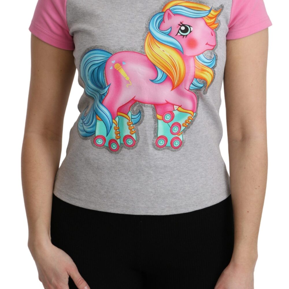 Gray and pink Cotton T-shirt My Little Pony Top