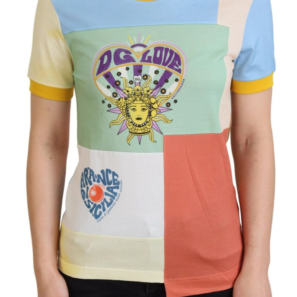 Multicolor Cotton  DG Love Patchwork