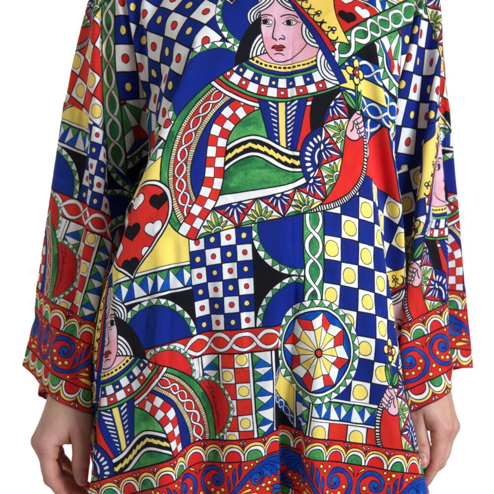 Multicolor Printed Long Sleeves Blouse Top