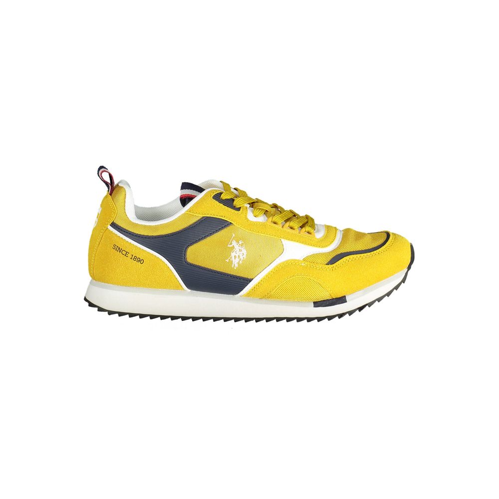 Yellow Polyester Sneaker