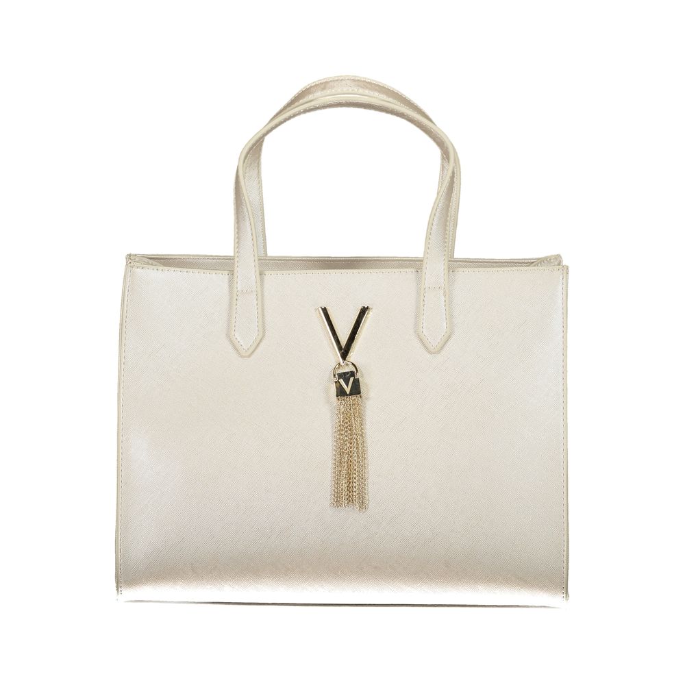 Gray Polyethylene Women Handbag
