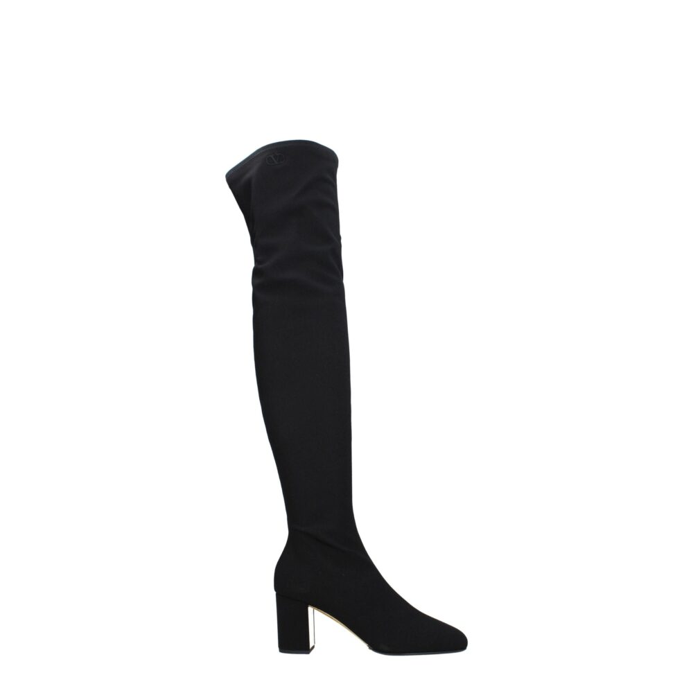 Black Fabric Over The Knee